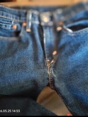 Levi's Slim Men's Dark Blue Denim Jeans 502's